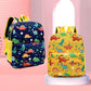 Kids Cartoon Backpack Preschool Kindergarten Bookbag Toddler School Bag for Boys Girls Dinosaurs, Large Capacity, Lightweight Manwatstore
