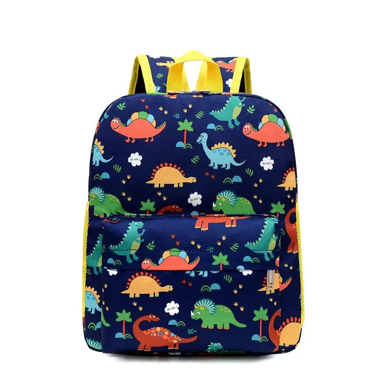 Kids Cartoon Backpack Preschool Kindergarten Bookbag Toddler School Bag for Boys Girls Dinosaurs, Large Capacity, Lightweight Manwatstore