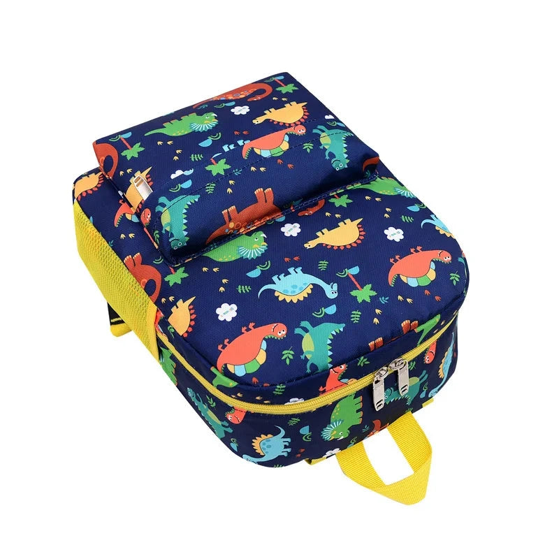 Kids Cartoon Backpack Preschool Kindergarten Bookbag Toddler School Bag for Boys Girls Dinosaurs, Large Capacity, Lightweight Manwatstore