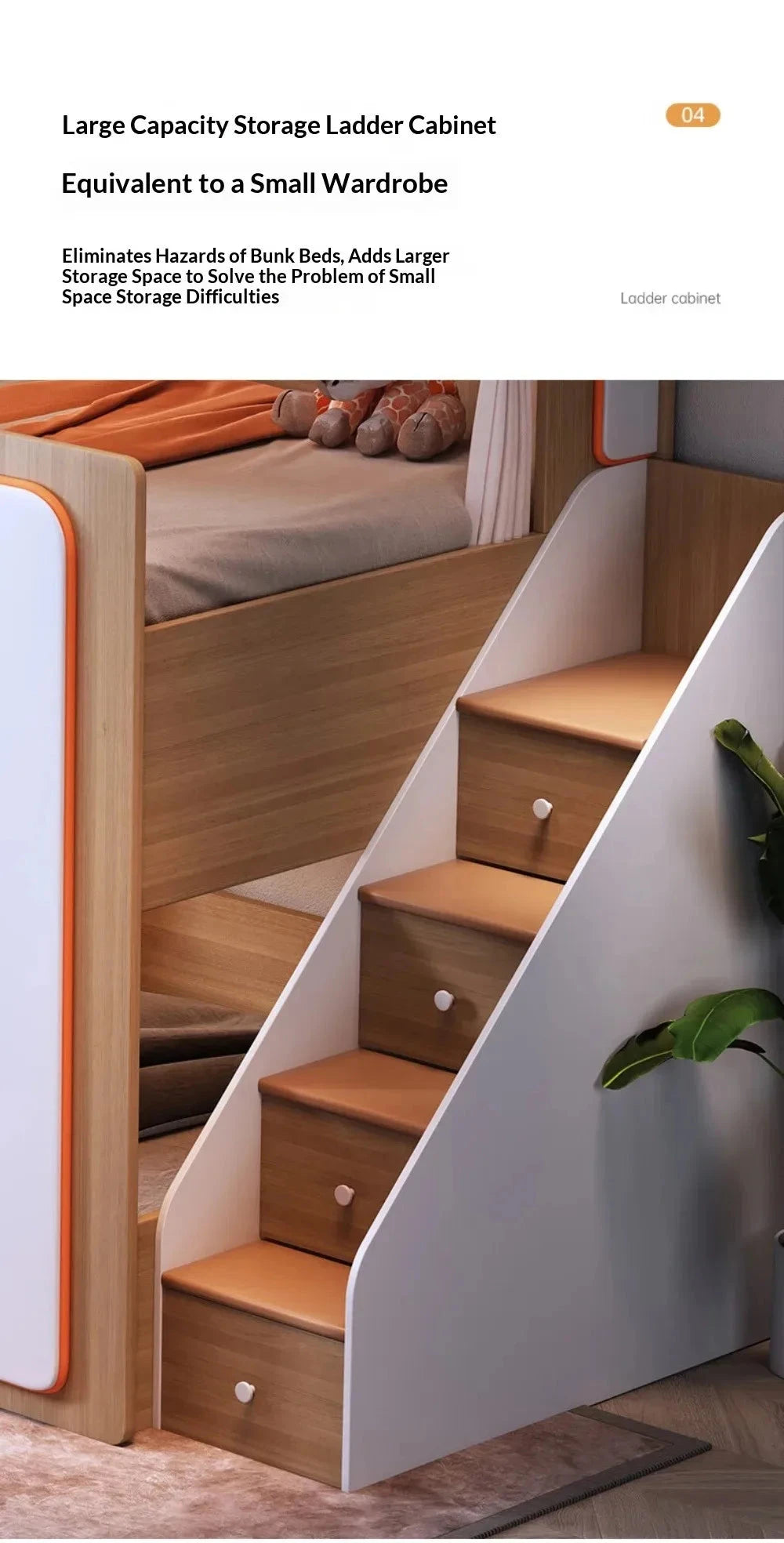 Kids Floating Bunk Bed with Bookshelves &amp; High Guardrail | Twin Loft Bed with Storage Manwatstore