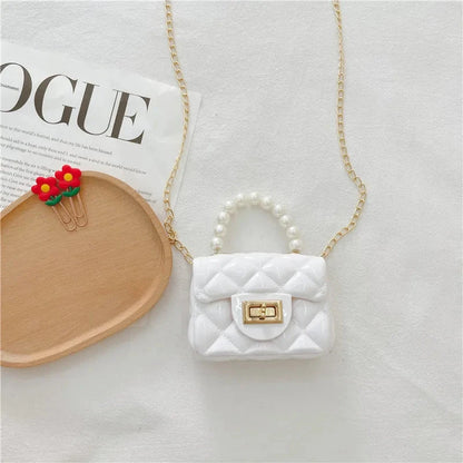 Kids Heart-Shaped Mini Jelly Crossbody Bag – PU Leather Bag for Girls Manwatstore
