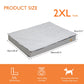 L XL 2XL 3XL Dog Bed Gray Orthopedic Pet Calming Bed Soft Sponge Foam Base Dog Crate Kennels Mat with Removable Cover Manwatstore