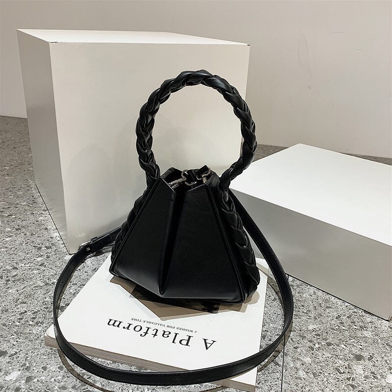 Ladies Niche Design Personality Twist Handbag 0 Manwatstore