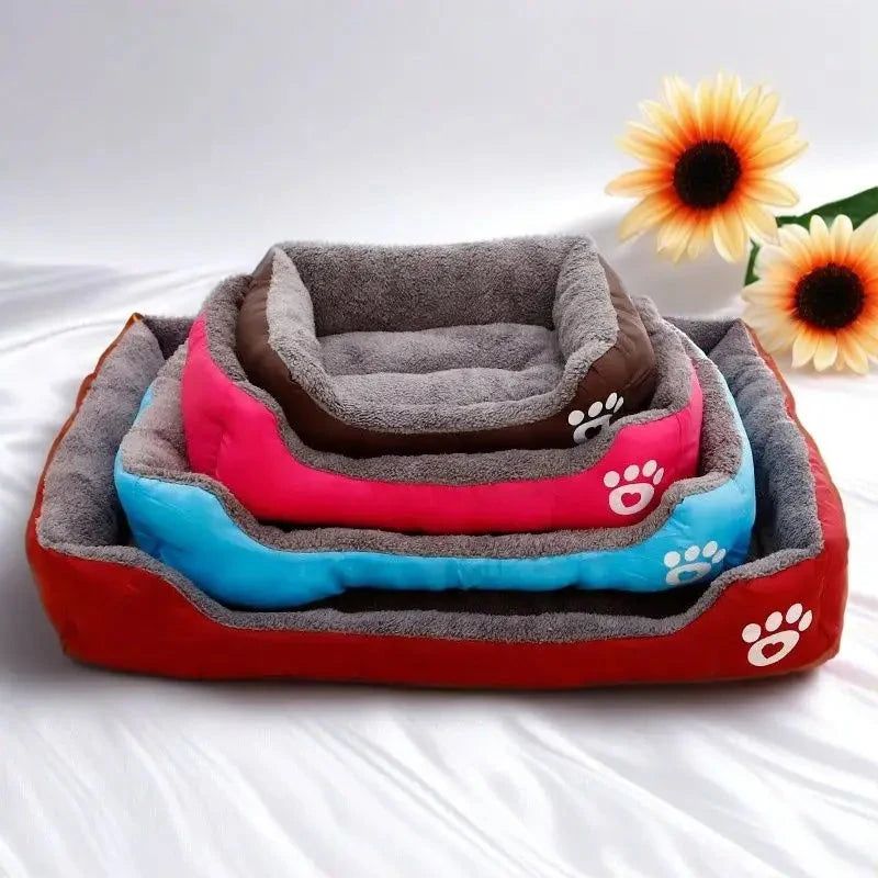 Large Pet House Dog Bed Cat Mat Long Plush Deep Sleeping Warm Soft Small Dog Cushion Calm Beds for Puppy Chihuahua Manwatstore