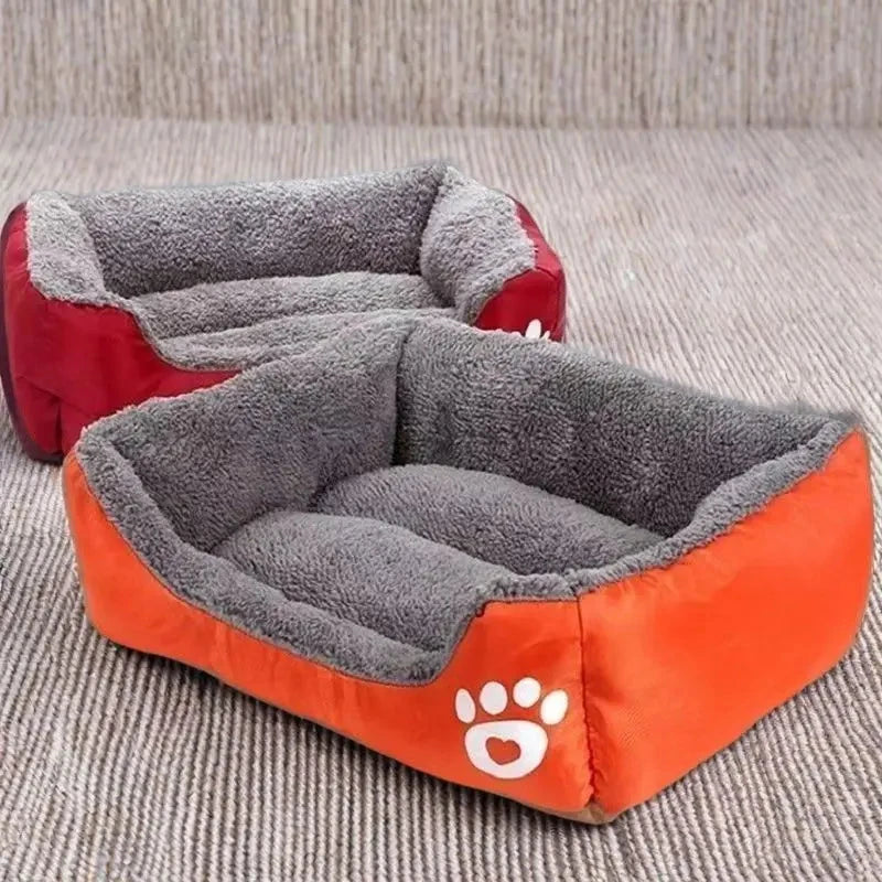 Large Pet House Dog Bed Cat Mat Long Plush Deep Sleeping Warm Soft Small Dog Cushion Calm Beds for Puppy Chihuahua Manwatstore