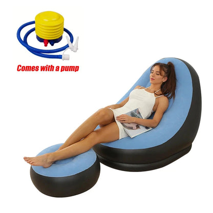 Lazy BeanBag Sofas Cover Chair No Filler Lounger Seat Bean Bag Pouf Puff Couch Tatami Living Room High Quality Inflatable Bed Manwatstore