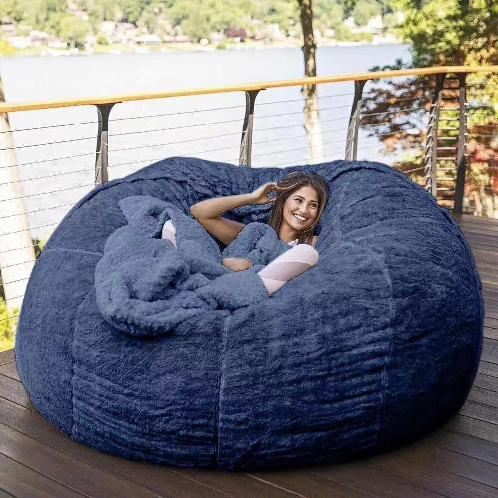 Lazy Sofa Bean Bag Chair Foam Furniture Bean Bag 0 Manwatstore