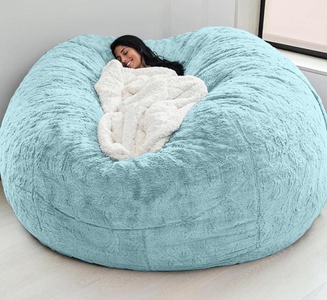 Lazy Sofa Bean Bag Chair Foam Furniture Bean Bag 0 Manwatstore