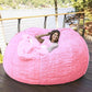 Lazy Sofa Bean Bag Chair Foam Furniture Bean Bag 0 Manwatstore