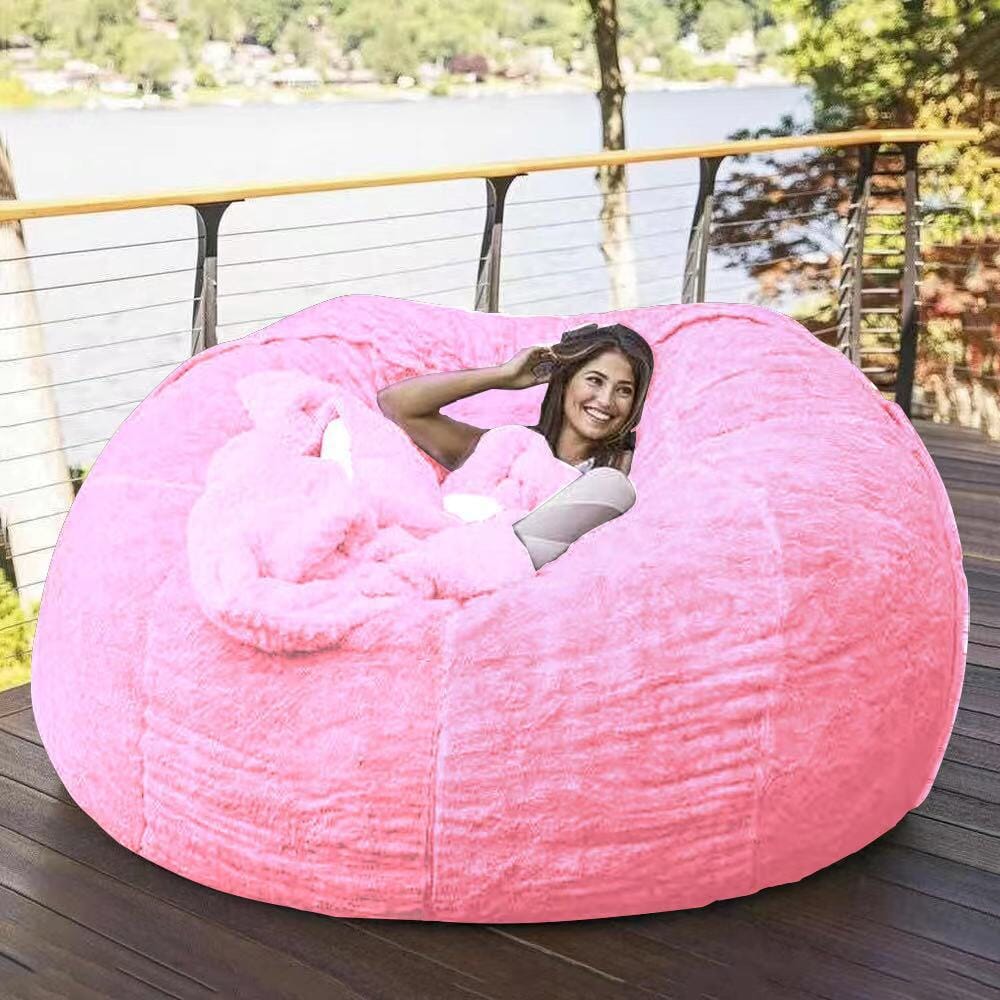 Lazy Sofa Bean Bag Chair Foam Furniture Bean Bag 0 Manwatstore