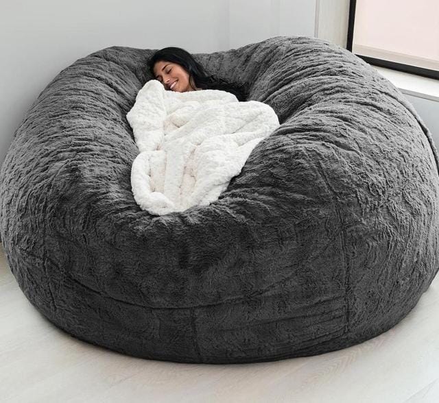 Lazy Sofa Bean Bag Chair Foam Furniture Bean Bag 0 Manwatstore