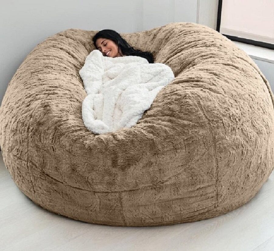 Lazy Sofa Bean Bag Chair Foam Furniture Bean Bag 0 Manwatstore