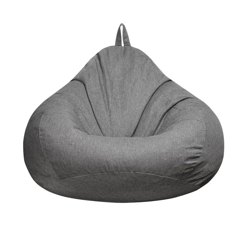 Lazy Sofas Cover Chairs Without Filler Adults Bean Bag Chair Couch Living Room Bedroom Home Tatami Lounger Seat Manwatstore