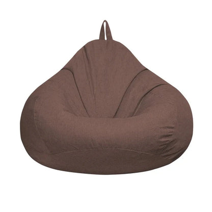 Lazy Sofas Cover Chairs Without Filler Adults Bean Bag Chair Couch Living Room Bedroom Home Tatami Lounger Seat Manwatstore