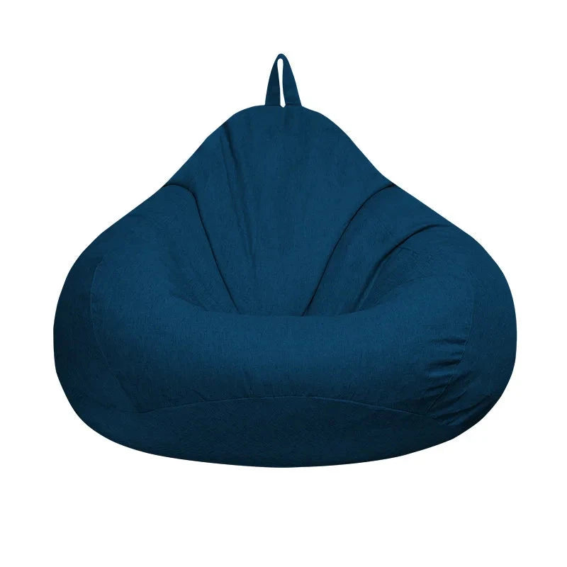 Lazy Sofas Cover Chairs Without Filler Adults Bean Bag Chair Couch Living Room Bedroom Home Tatami Lounger Seat Manwatstore