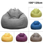 Lazy Sofas Cover Chairs Without Filler Adults Bean Bag Chair Couch Living Room Bedroom Home Tatami Lounger Seat Manwatstore