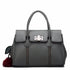 Leather handbags lychee pattern handbag 0 Manwatstore