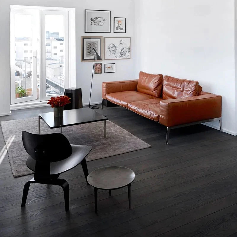 Living Room Chairs Nordic Solid Wood Leisure Chair Creative Simple Modern Designer Single Sofa Chair Aircraft Shell Chair Manwatstore