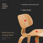 Living Room Chairs Nordic Solid Wood Leisure Chair Creative Simple Modern Designer Single Sofa Chair Aircraft Shell Chair Manwatstore