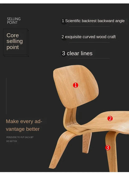 Living Room Chairs Nordic Solid Wood Leisure Chair Creative Simple Modern Designer Single Sofa Chair Aircraft Shell Chair Manwatstore