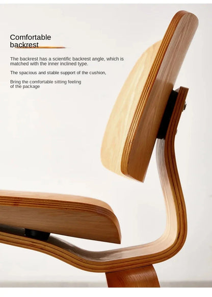 Living Room Chairs Nordic Solid Wood Leisure Chair Creative Simple Modern Designer Single Sofa Chair Aircraft Shell Chair Manwatstore