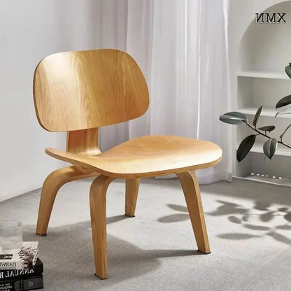 Living Room Chairs Nordic Solid Wood Leisure Chair Creative Simple Modern Designer Single Sofa Chair Aircraft Shell Chair Manwatstore