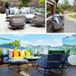 Lounge Terrace Sofa 3 Person Balcony Outdoor Sofa Garden Single Muebles De Jardin De Exterior Outdoor Patio Furniture Manwatstore