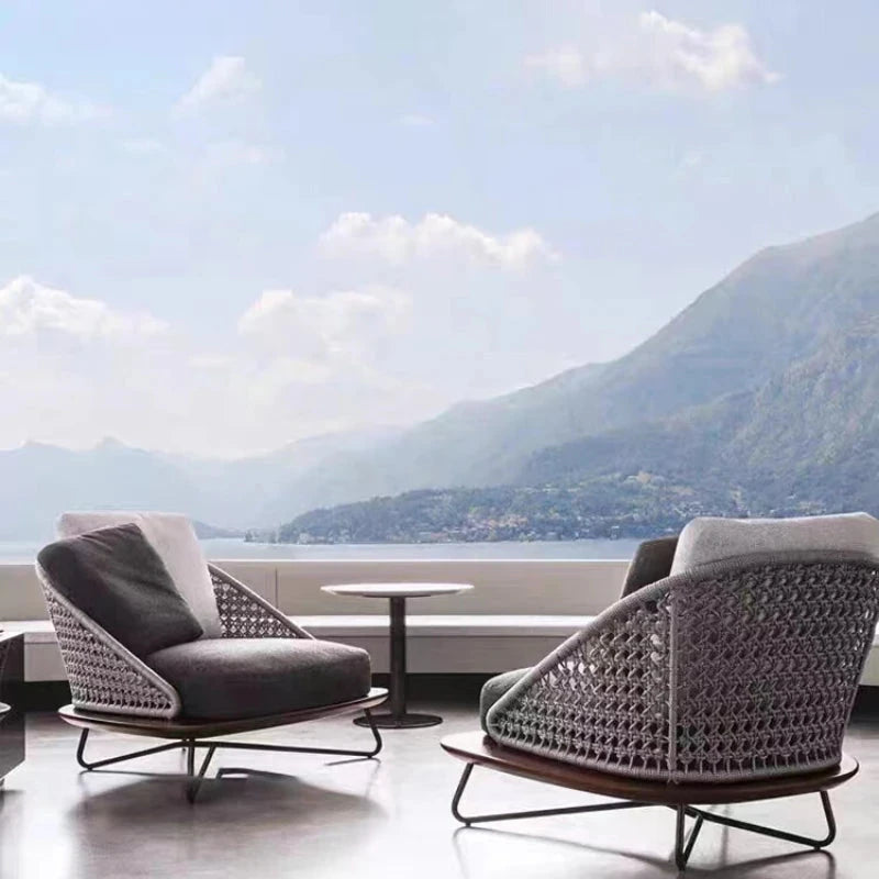 Lounge Terrace Sofa 3 Person Balcony Outdoor Sofa Garden Single Muebles De Jardin De Exterior Outdoor Patio Furniture Manwatstore