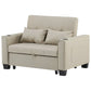 LuxeComfort 2-Seater Convertible Sofa Bed with Cup Holders Manwatstore
