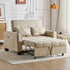 LuxeComfort 2-Seater Convertible Sofa Bed with Cup Holders Manwatstore