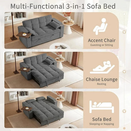 LuxeFlex Convertible Queen Sofa Bed Manwatstore