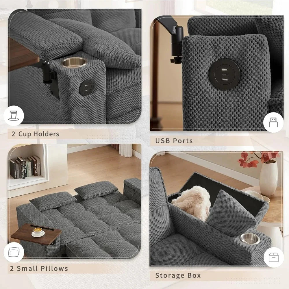 LuxeFlex Convertible Queen Sofa Bed Manwatstore