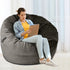 Luxury 3 Feet Foam Filled Huge Lazy Sofa Office Living Room Study Cozy Ball Bean Bag Sofa Velvet Lazy Floor Sofa Manwatstore