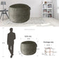 Luxury 3 Feet Foam Filled Huge Lazy Sofa Office Living Room Study Cozy Ball Bean Bag Sofa Velvet Lazy Floor Sofa Manwatstore