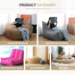 Luxury 3 Feet Foam Filled Huge Lazy Sofa Office Living Room Study Cozy Ball Bean Bag Sofa Velvet Lazy Floor Sofa Manwatstore