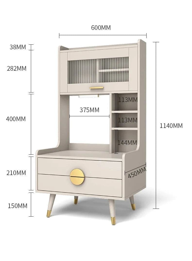 Luxury Bay Window Dressing Table Balcony Makeup Table Simple Small Apartment Bedroom Dressing Table Storage Bedroom Furniture Manwatstore
