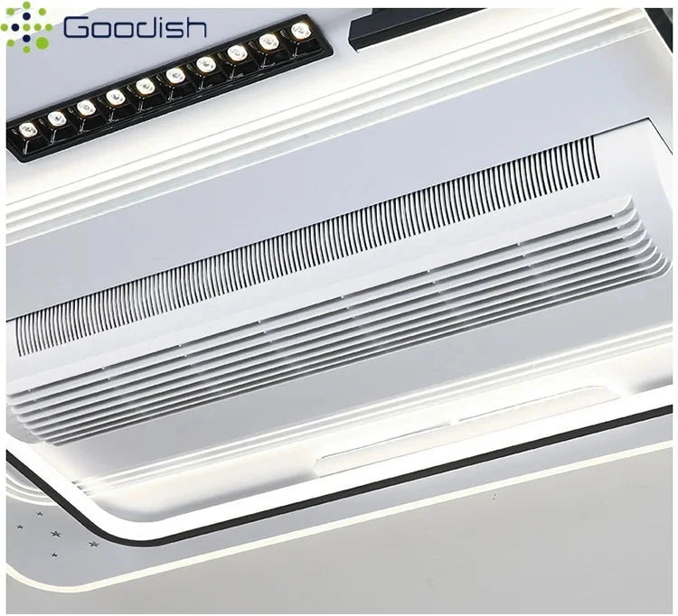 Luxury Bladeless Smart Ceiling Fan with Ambient LED Lighting Manwatstore