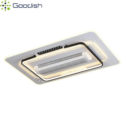 Luxury Bladeless Smart Ceiling Fan with Ambient LED Lighting Manwatstore