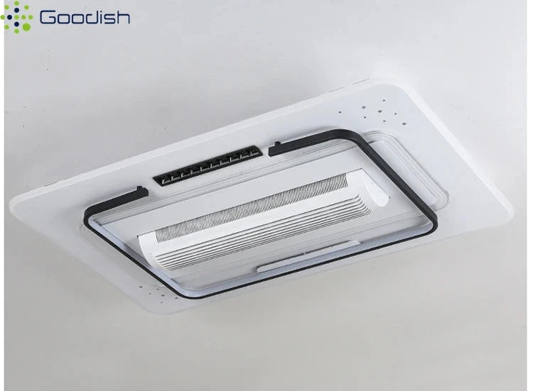Luxury Bladeless Smart Ceiling Fan with Ambient LED Lighting Manwatstore