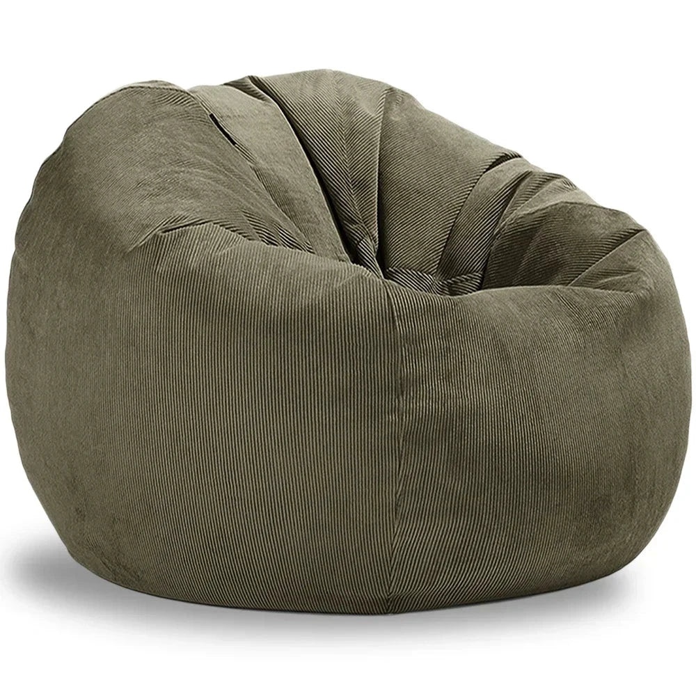 Luxury Corduroy Bean Bag Sofa Manwatstore