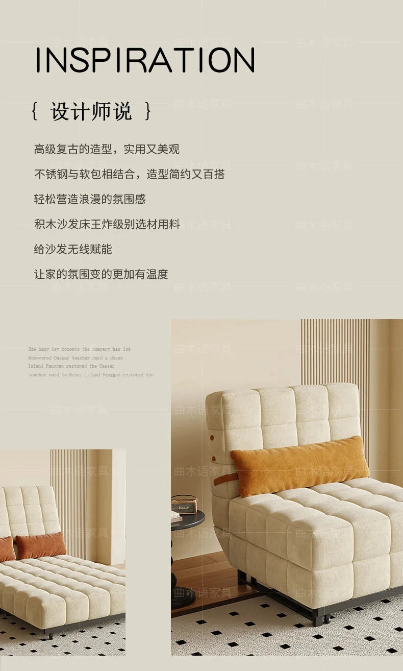 Luxury Italian-Style Foldable Sofa Bed – Made to Order Manwatstore