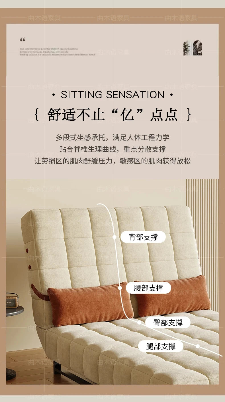 Luxury Italian-Style Foldable Sofa Bed – Made to Order Manwatstore