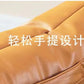 Luxury Leather Recliner Bean Bag Chair - Single Person Lazy Sofa for Living Room, Bedroom, or Balcony - Compact Lounger for Relaxing and Sleeping Manwatstore