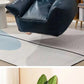Luxury Leather Recliner Bean Bag Chair - Single Person Lazy Sofa for Living Room, Bedroom, or Balcony - Compact Lounger for Relaxing and Sleeping Manwatstore