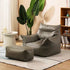 Luxury Leather Recliner Bean Bag Chair - Single Person Lazy Sofa for Living Room, Bedroom, or Balcony - Compact Lounger for Relaxing and Sleeping Manwatstore