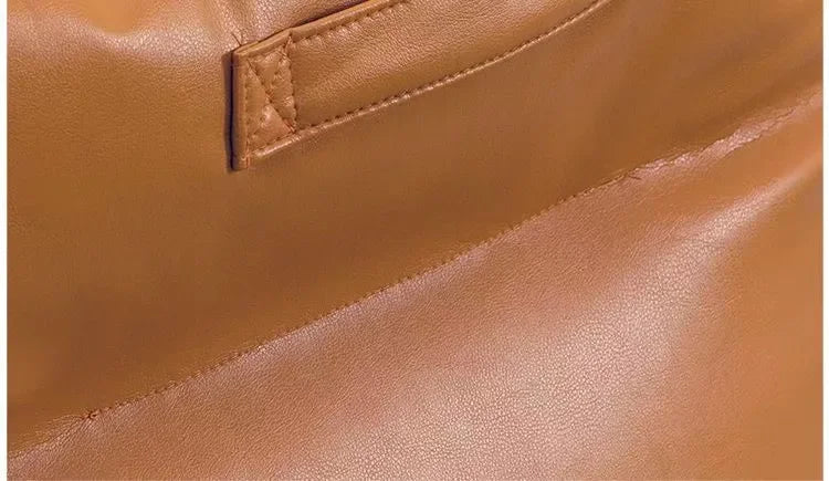 Luxury Leather Single-Person Bean Bag Sofa for Living Room, Bedroom, and Balcony – Comfortable Recliner &amp; Sleep Chair Bean Bag Chair Manwatstore