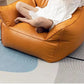 Luxury Leather Single-Person Bean Bag Sofa for Living Room, Bedroom, and Balcony – Comfortable Recliner & Sleep Chair Bean Bag Chair Manwatstore