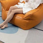 Luxury Leather Single-Person Bean Bag Sofa for Living Room, Bedroom, and Balcony – Comfortable Recliner & Sleep Chair Bean Bag Chair Manwatstore