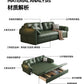 Luxury Leather Sofa Bed – Made-to-Order with Storage Manwatstore