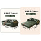 Luxury Leather Sofa Bed – Made-to-Order with Storage Manwatstore